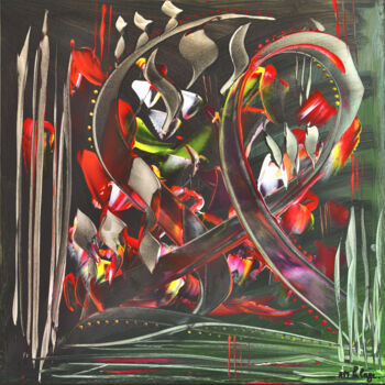 Peinture intitulée "Infini II" par Anne Marie Palaze, Œuvre d'art originale, Acrylique