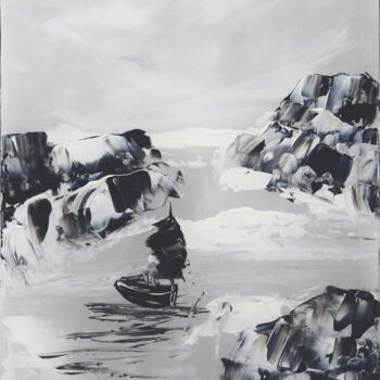 "Crique en Antarctiq…" başlıklı Tablo Anne Marie Palaze tarafından, Orijinal sanat, Akrilik
