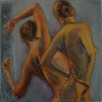Painting titled "Entrez dans la danse" by Anne Marie Podrini, Original Artwork, Oil