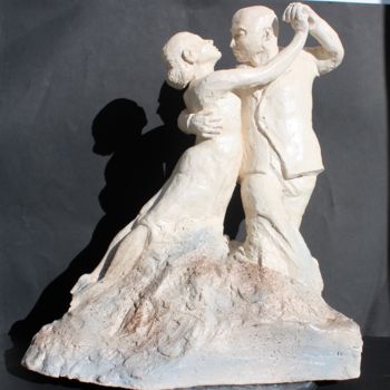 Escultura titulada "tango.jpg" por Anne-Marie Simard-Grasset, Obra de arte original, Cerámica