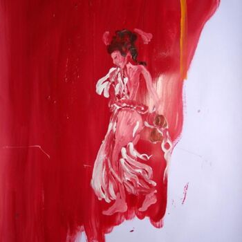 Peinture intitulée "Pompéi IV" par Anne Maury, Œuvre d'art originale, Huile