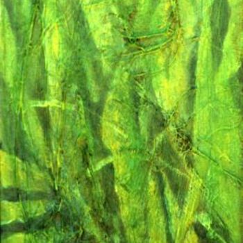 Painting titled "Ecorce IV" by Anne Maury, Original Artwork, Oil