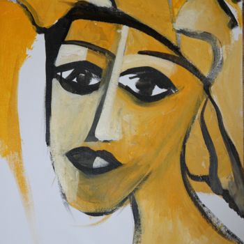 Painting titled "expression-25x35.jpg" by Anne Richard, Original Artwork, Acrylic