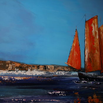 Painting titled "Le voyage" by Anne Christine Thomas, Original Artwork, Acrylic