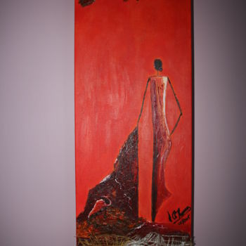 Painting titled "Courbes divines" by Anne Christine Thomas, Original Artwork, Acrylic