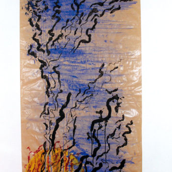 Painting titled "sismique.jpg" by Anne Uriot, Original Artwork, Acrylic