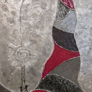 Pittura intitolato "Сплетение миров" da Anape, Opera d'arte originale, Acrilico
