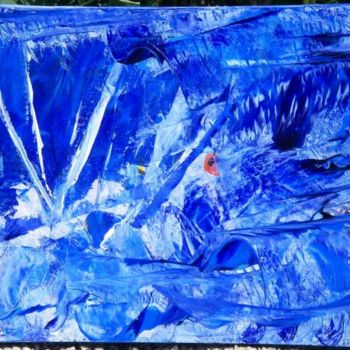 "Glacier bleu" başlıklı Tablo Anne Abier tarafından, Orijinal sanat, Akrilik