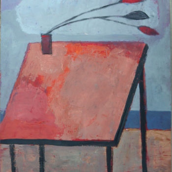 Dessin intitulée "Wind" par Aziz Sůlejmanov, Œuvre d'art originale, Gouache