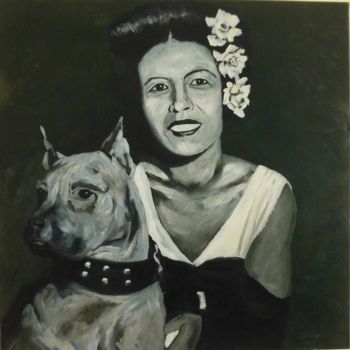 Картина под названием "Billie I" - Annelies Adriaensen, Подлинное произведение искусства, Акрил