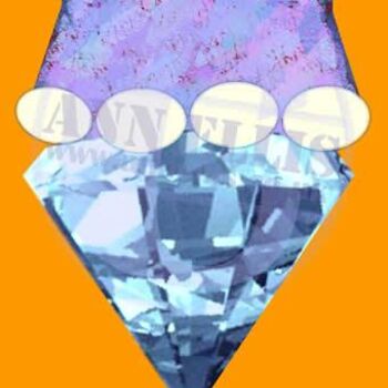Digitale Kunst mit dem Titel "Diamonds" von Ann Ellis, Original-Kunstwerk