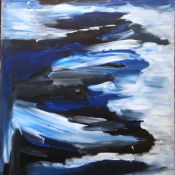 Pittura intitolato "Blue spirit" da Anne-Marie Duval, Opera d'arte originale, Acrilico