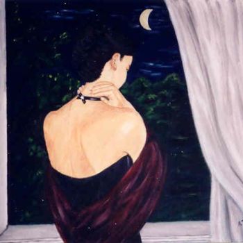Painting titled "Nostalgie" by Anne Touzard, Original Artwork