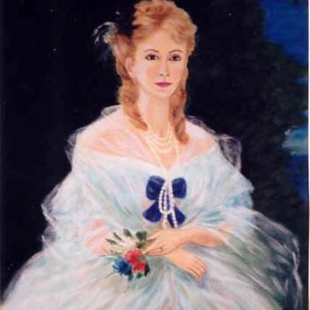 Painting titled "Sophie Troubetzkoï" by Anne Touzard, Original Artwork