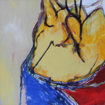 Painting titled "Pareo" by Anne Paul, Original Artwork, Oil