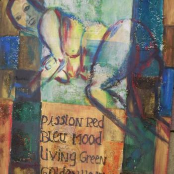 Painting titled "passion" by Anneriet Witte, Original Artwork