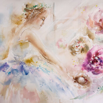 Printmaking titled "Marvelous Ballet. W…" by Annet Loginova, Original Artwork, Digital Print