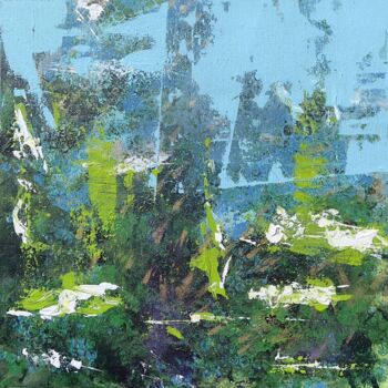 Картина под названием "Holiday Dreams" - Annette Aspen, Подлинное произведение искусства, Акрил Установлен на Деревянная рам…