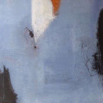Malerei mit dem Titel "Himmel so traumblau" von Annette Marx, Original-Kunstwerk, Acryl