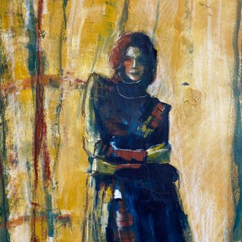 Pittura intitolato "Autumn depression" da Ann Golub, Opera d'arte originale, Acrilico