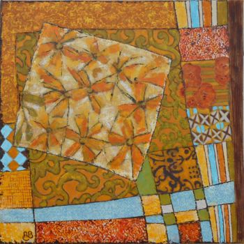 Malerei mit dem Titel "mozaic.jpg" von Annick Brulois, Original-Kunstwerk, Acryl
