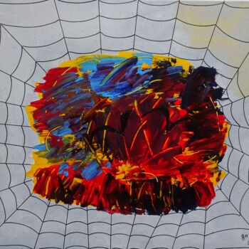 Картина под названием "DEAD-END" - Annick Couëdel, Подлинное произведение искусства, Акрил
