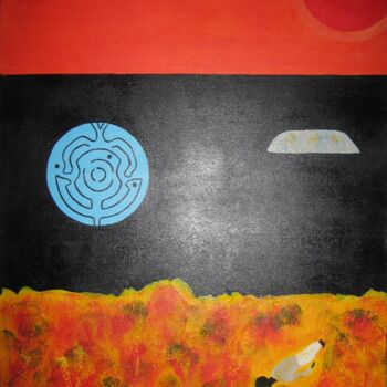 Pintura titulada "ODYSSEE" por Annick Couëdel, Obra de arte original, Acrílico