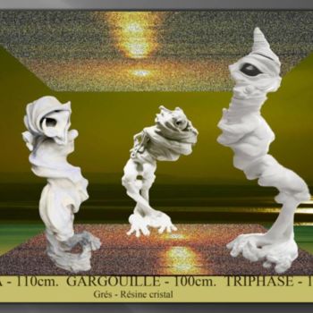 Sculpture intitulée "Torsions" par Annick Samaurow, Œuvre d'art originale