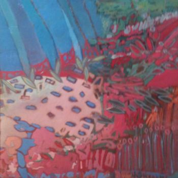 Painting titled "douceur1-128x77-201…" by Annick Zimmermann, Original Artwork, Acrylic