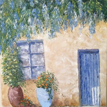 Pintura intitulada "Maison en Provence" por Ani. L, Obras de arte originais, Óleo
