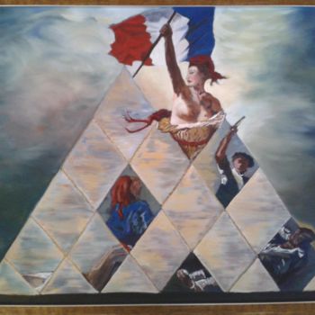 绘画 标题为“Ma dernière visite…” 由Annie Foix, 原创艺术品, 油
