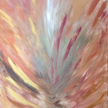 Pintura intitulada "La résurrection" por Annie Galipot, Obras de arte originais, Acrílico