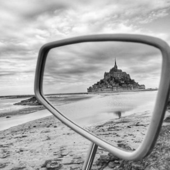 Photographie intitulée "Le Mont St Michel" par Annie Gazé, Œuvre d'art originale, Photographie numérique Monté sur Aluminium