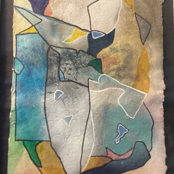 Collages titled "Collage colore" by Annie Proust, Original Artwork, Acrylic
