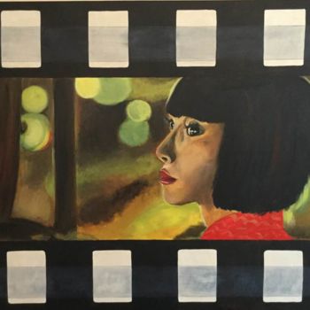 Картина под названием "Film" - Annie Roudet, Подлинное произведение искусства, Акрил