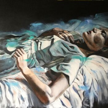 绘画 标题为“Sleeping beauty” 由Annie Roudet, 原创艺术品, 丙烯