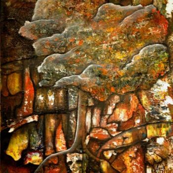 Peinture intitulée "Âge d'automne" par Annik Desbiens, Œuvre d'art originale