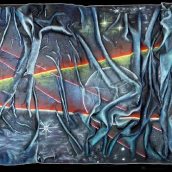 Peinture intitulée "Forêt Galactique" par Annik Desbiens, Œuvre d'art originale