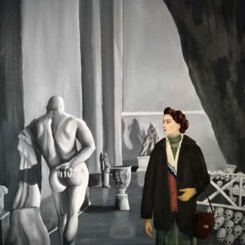 Malerei mit dem Titel "Viaggio in Italia" von Annita Luxon, Original-Kunstwerk, Öl