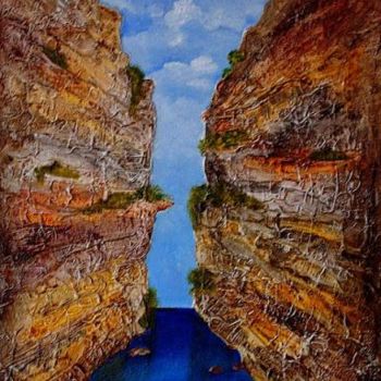 Painting titled "LE GRAND CANYON" by Abdelali Announi, Original Artwork