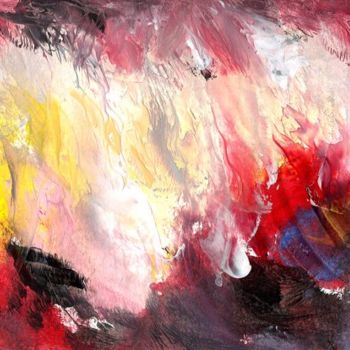 Картина под названием "Edge of the Volcano" - Ann Snow, Подлинное произведение искусства