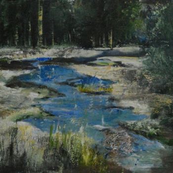 Pittura intitolato "Preacher creek afte…" da Françoise Cariou, Opera d'arte originale
