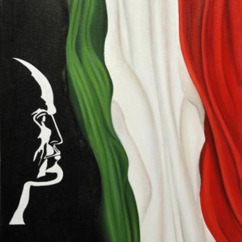 Painting titled "PATRIA" by Annuccia Ghisi, Original Artwork