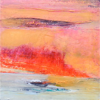Peinture intitulée "summer-colors-1" par Anny Aguiar, Œuvre d'art originale, Huile