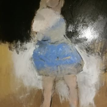 Painting titled "Juliette" by Anne Dromard, Original Artwork, Acrylic