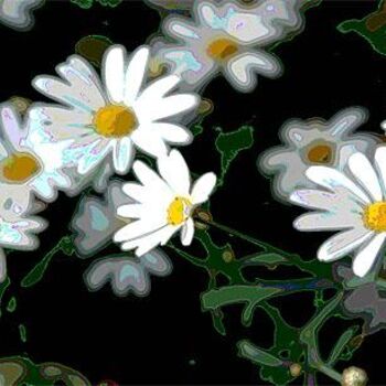 Digitale Kunst getiteld "daisies" door Pascale Anouk, Origineel Kunstwerk