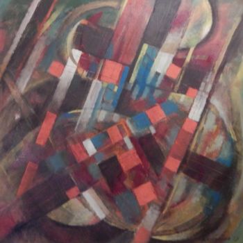 Painting titled "Торс - машина" by Vladimir Iurpalov, Original Artwork, Oil