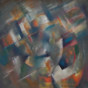 Картина под названием "Движение в пути" - Владимир Юрпалов, Подлинное произведение искусства, Масло