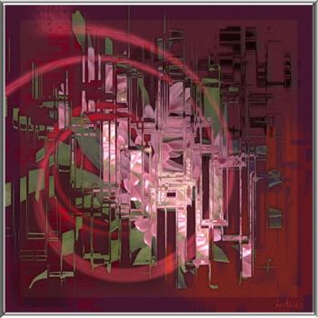 Arts numériques intitulée "RISPECCHIANDOSI - M…" par Antares, Œuvre d'art originale, Peinture numérique