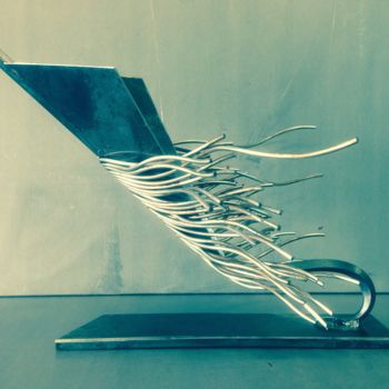 Sculpture intitulée "Étrave cors'air" par Anthony Gosselin, Œuvre d'art originale
